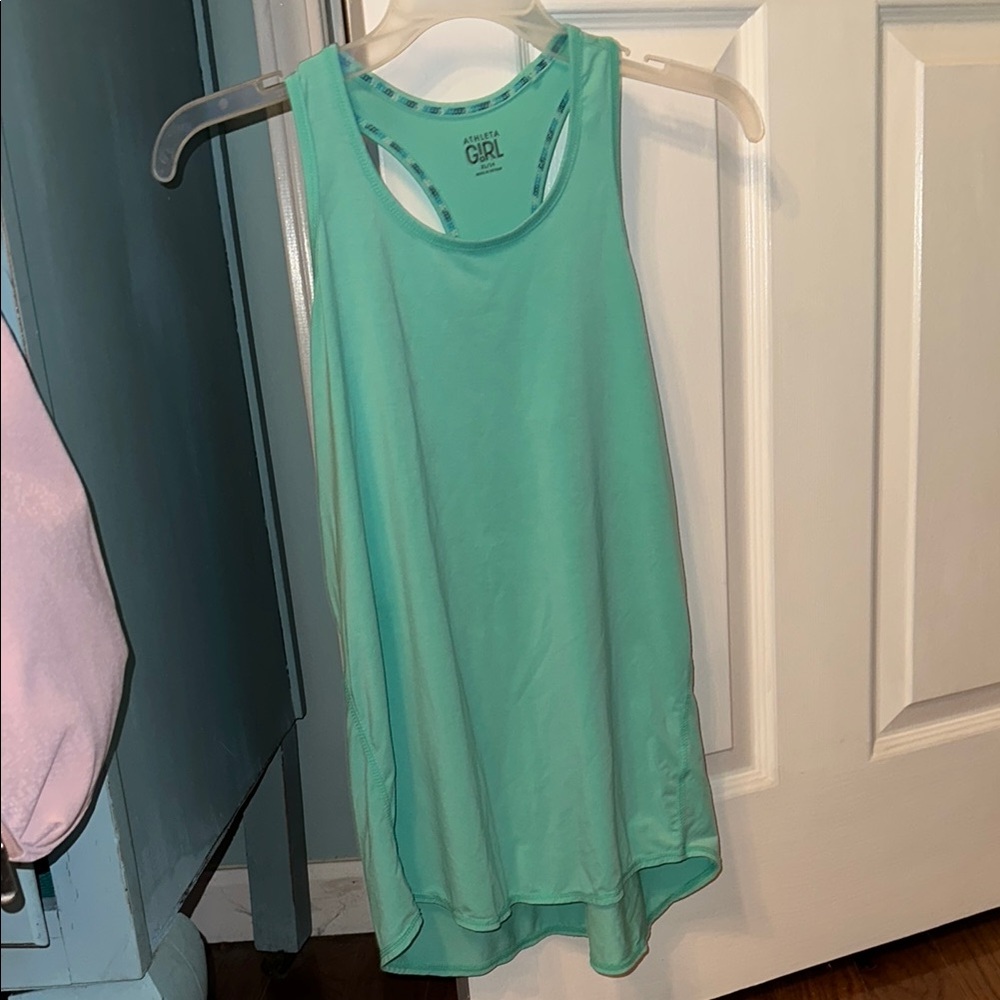 Athleta Girl Mint Green Tank Top